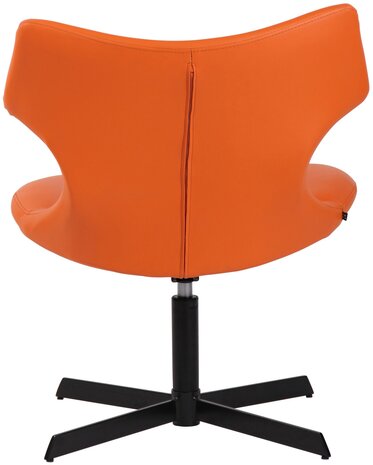 Ligstoel Wallend Kunstleer, Oranje