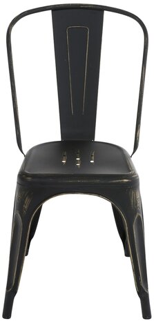4-delige set stoelen Binedekt antiek, Zwart