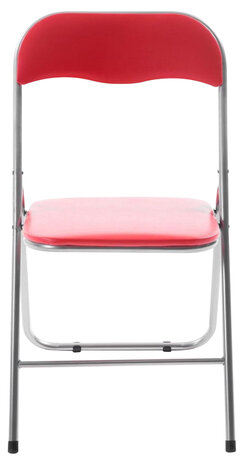 4-delige set klapstoel Filex, Rood