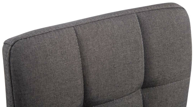 4-delige set Palma Lounger V2 Stof, Grijs