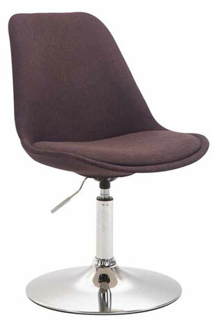 4-delige set stoelen Miverack C Stof, Bruin