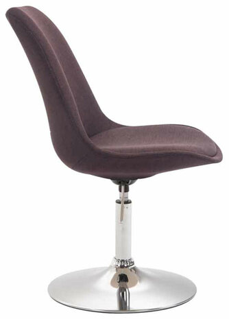 4-delige set stoelen Miverack C Stof, Bruin