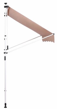Klemzonnescherm Wistirla 200x120 cm, 