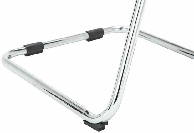 Set van 2 bezoekersstoelen Aeruke, Zwart