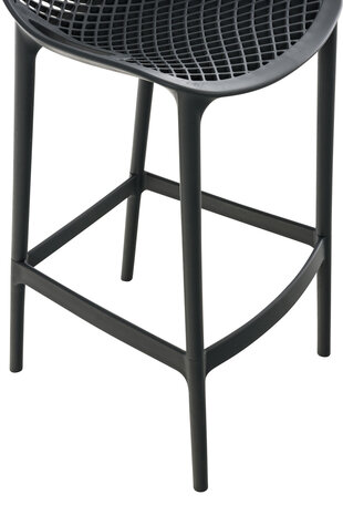2-delige set barkruk Iar, Grijs