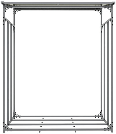 Houtopslag + Afdekzeil Ruston Aluminium M, 