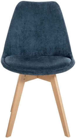 Stoel Linares Koord, Blauw