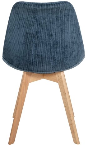 Stoel Linares Koord, Blauw
