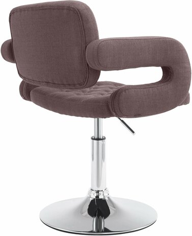 Ligstoel Diblun Stof, Bruin