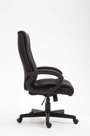 Bureaustoel XL Spirti Stof, Zwart