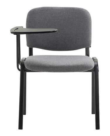 4-delige set stoelen Kin met inklapbare tafel stof, Grijs