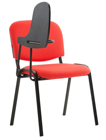 4-delige set stoelen Kin met inklapbare tafel stof, Rood