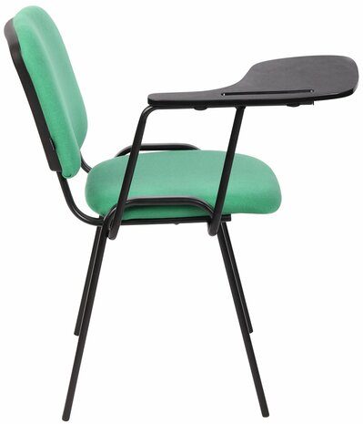 4-delige set stoelen Kin met klaptafel stof, Groen