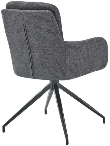 Eetkamerstoel Peckitt Stof, Grijs
