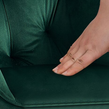 Set van 2 eetkamerstoelen Cissas, Groen