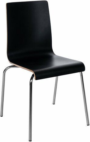 Bezoekersstoel Gihinni, Zwart