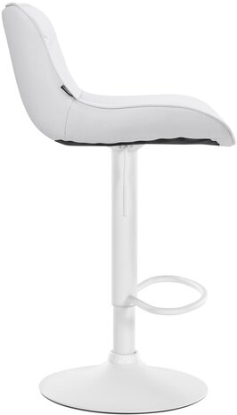 Barkruk Venoro kunstleer wit, Wit
