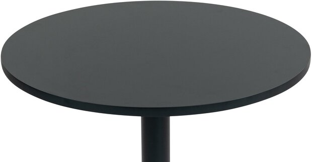 Statafel Horeferd rond 75 cm, Zwart