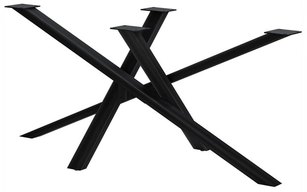 Tafelpoten Fenniy 160x80x72, Zwart