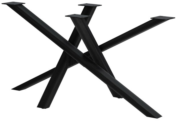 Tafelpoten Fenniy 140x70x72, Zwart