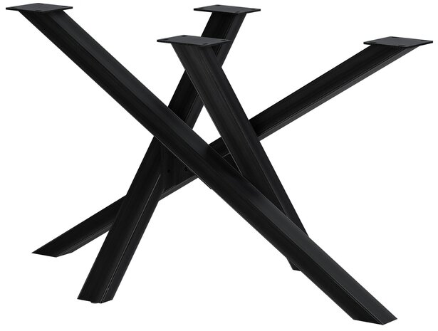 Tafelpoten Fenniy 120x70x72, Zwart