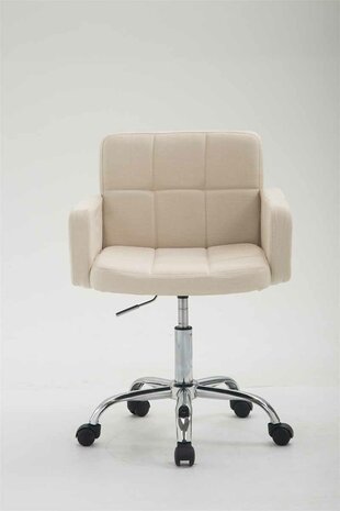 Werkstoel Les Engalos Stof, Creme
