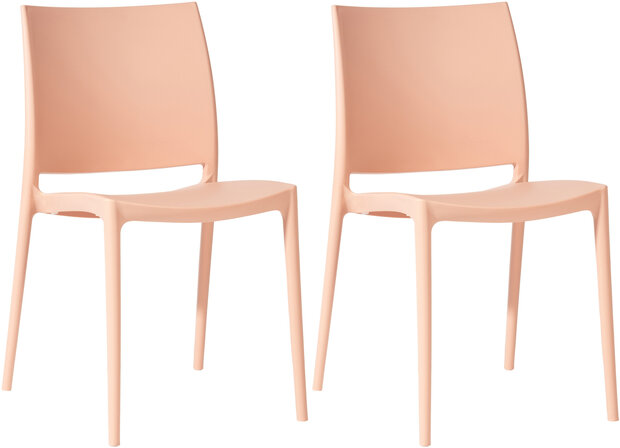 2-delige set stoel Moten, 
