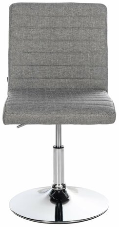 2-delige set eetkamerstoel Alves stof, Grijs