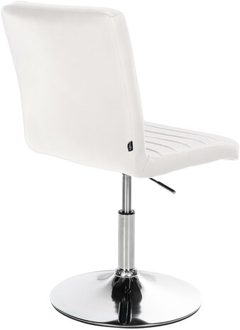 2-delige set eetkamerstoel Alves kunstleer, Wit