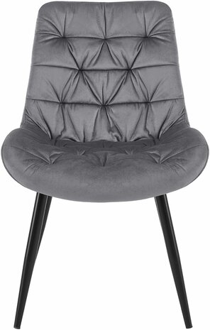 Set van 2 eetkamerstoelen Rissfird, Grijs