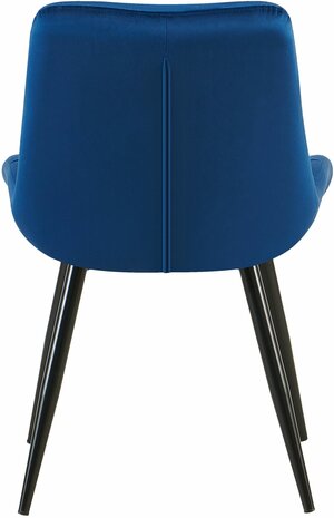 Set van 2 eetkamerstoelen Rissfird, Blauw