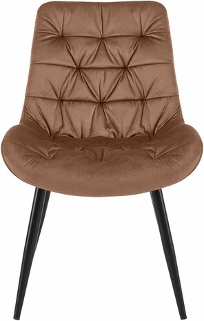 Set van 2 eetkamerstoelen Rissfird, Bruin
