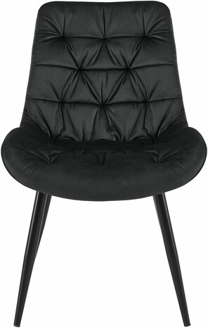 Set van 2 eetkamerstoelen Rissfird, Zwart