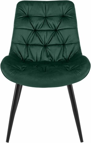 Set van 2 eetkamerstoelen Rissfird, Groen
