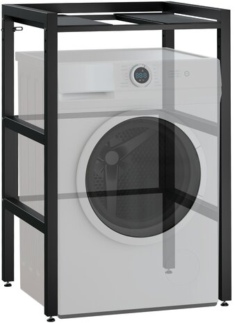Wasmachine rek Gennat, Zwart