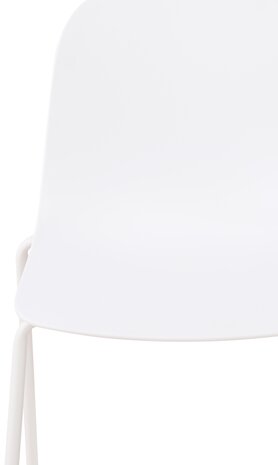 2-delige set stoel Hirdan, Wit