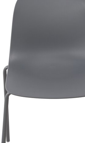 2-delige set stoel Hirdan, Grijs