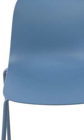 2-delige set stoel Hirdan, Blauw
