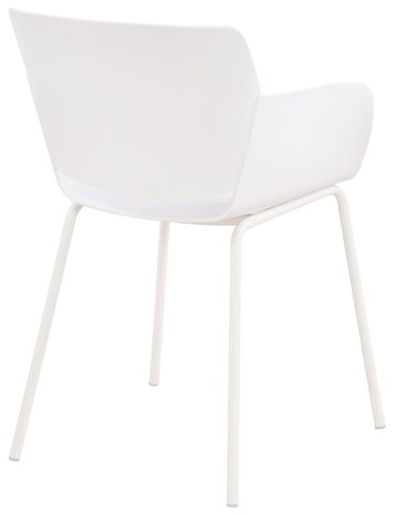 2-delige set stoel Ilpini, Wit