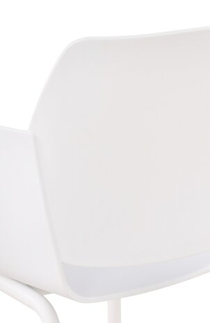 2-delige set stoel Ilpini, Wit
