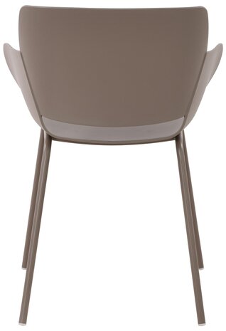 2-delige set stoel Ilpini, Taupe