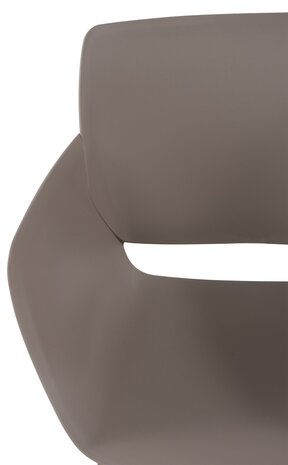 2-delige set stoel Ilpini, Taupe