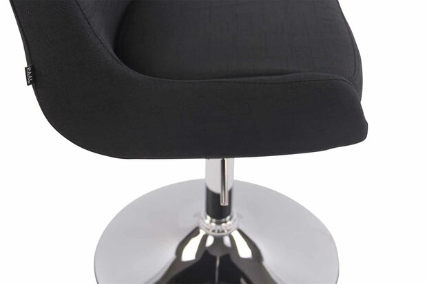 Lounger Cleb Stof, Zwart