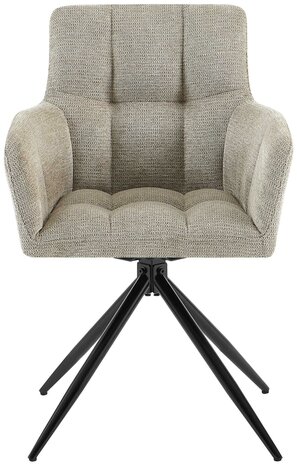 Eetkamerstoel Janoh Stof, Taupe