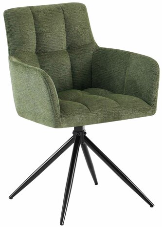 Eetkamerstoel Janoh Stof, Groen