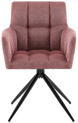 Eetkamerstoel Janoh Stof, Rood