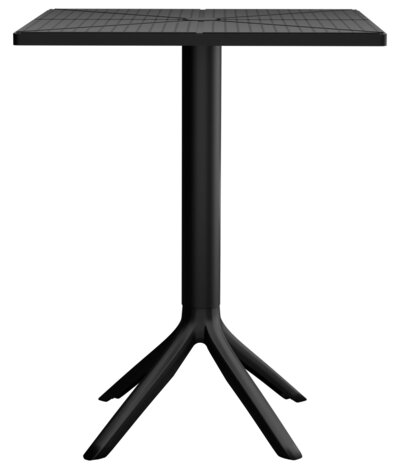 Tafel Navelu 60x60 cm, Zwart