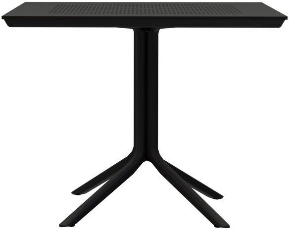 Tafel Lanvel 80x80 cm, Zwart