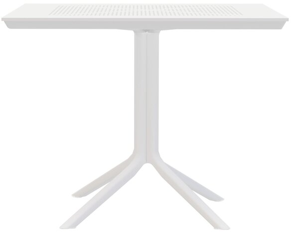 Tafel Lanvel 80x80 cm, Wit