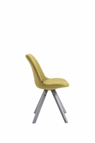 Bezoekersstoel Teulouso Stof Square grijs, Groen